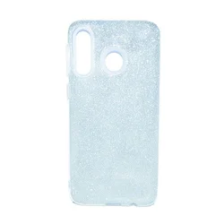 Maska za telefon GLITTER 3IN1 za Samsung M30, Srebrna