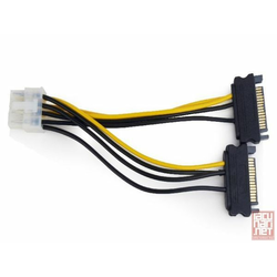 2x SATA to 8pin PCI-Express power adapter (Y razdelnik)
