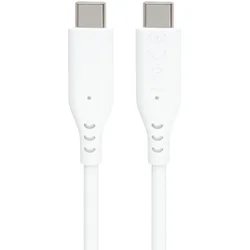 PremiumCord Silicone USB-C 60W 480Mbps White 1,5 m USB kabel
