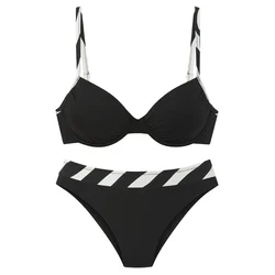 FRENCH CONNECTION Bikini črna/bela