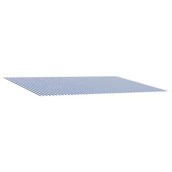 Zamjensko platno za tendu Plava i bijela 350 x 200 cm Poliester