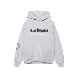 Pull&Bear Majica NFL Los Angeles pegasto siva/črna/bela