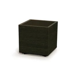 Saksija Madera 30x30cm Eco sa točkom - crna kafa 4625W ( 19948 )