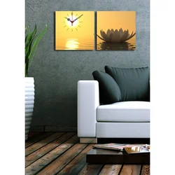 Wallity Zidni sat 2P2828CS-12, 60x28 cm, 2 dela