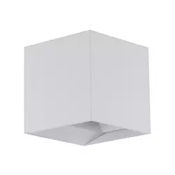 Eglo Calpino spoljna zidna lampa, led, 2x3,3w, 2x340lm, 3000k, liveni aluminijum/bela