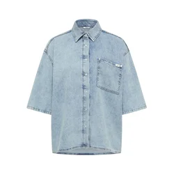 Mustang Jeans srajca Ella 1016568 Modra Oversize