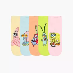 Cropp - Pakovanje od 5 para čarapa s dezenom SpongeBob SquarePants - šareno