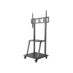 Manhattan 461665 flat panel floorstand 2.54 m (100) Portable flat panel floor stand Black