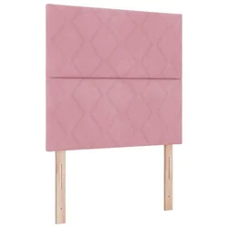 Vidaxl Vzglavje Roza 90 cm Žamet
