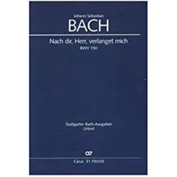 BACH J.S.:NACH DIR,HERR,VERLANGET MICH BWV 150 VOCAL SCORE