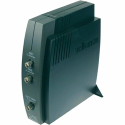 Velleman Kalib. ISO-Velleman PCSU1000 USB-osciloskop, 2-kanalni osciloskop, pojasna širina 60 MHz