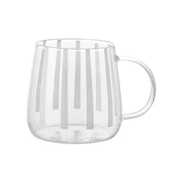 STEKLENA SKODELICA SOLLINE 400 ML BELE ČRTE