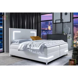Boxspring postelja Delos LED - 180x200 cm