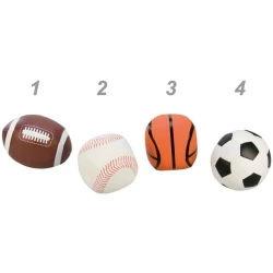LENA Žoga za baseball 10 cm 1 kos številka 2