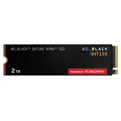 WD SSD SN7100 Black, 2TB, PCIe 4.0, NVMe M.2, (WDS200T4X0E)