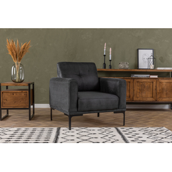 Atelier del Sofa Fotelja Mustang 86x88x88cm Antracit