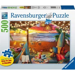 Ravensburger - Puzzle Udobna kabana - 500 kosov