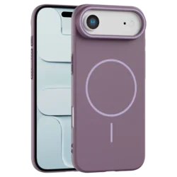 Rigid Silicone MagSafe maska za iPhone 17 Air – ljubičasta