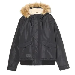 Cropp - Bomber jakna s kapuljačom - CRNO