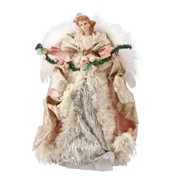 Festa angel 10 novogodišnja dekoracija vila zlatna 40cm ( 750065 )