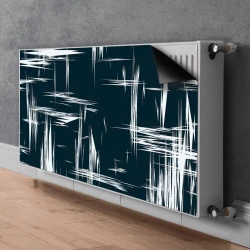 tulup.si Pokrov radiatorja Bele praske 110x60 cm