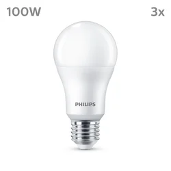 Philips LED žarnica E27 13W 1.521lm 4.000K mat 3ks - Plastika
