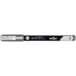 Darwi Marbel Marker pero 0,7 mm Silver N°080 1 kos