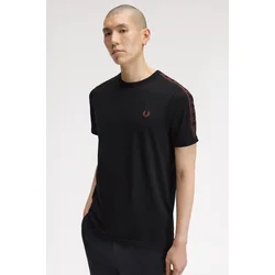FRED PERRY RINGER MAJICA BLACK