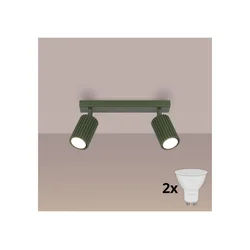 Brilagi - LED spot svetiljka CRESTO 2xGU10/10W/230V zelena