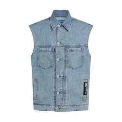 KARL LAGERFELD JEANS Brezrokavnik moder denim