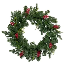 VINTERFINT Veštački venac, unutra/spolja zelena, 60 cm