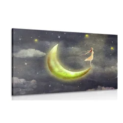 Slika dekle na luni - 40x30
