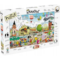 D&R Puzzle Krakow risba A. Mleczko 1000 kosov
