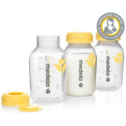 Medela - Breastmilk Bottles 150 ml (3 pcs.) flašica za čuvanje mleka sa poklopcem (3 kom)