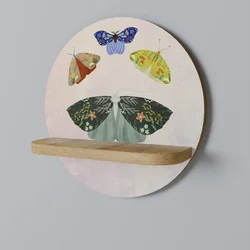 shumee Okrogla polica MOTH INTO THE LIGHT