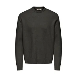 Only & Sons Pulover ONSJames temno siva