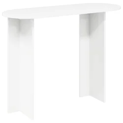 Konzolna stolica Bijela 100 x 39,5 x 75 cm Konstruirano drvo