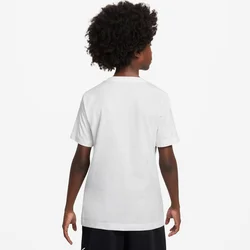 Nike K NSW TEE EMB FUTURA LBR, dečja majica, bela FZ5177