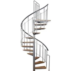 Stepeniste novo 140 sa platformom drvo plus metal ral 9005