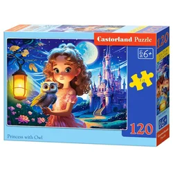 Castorland Sestavljanka 120 kosov B-13593-1 Princesa s sovo
