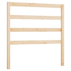 Vidaxl Posteljno vzglavje 95x4x100 cm trdna borovina