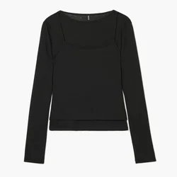 Cropp - Majica z dolgimi rokavi - črna