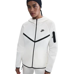 Nike W NSW TCH FLC WR FZ HDY 2, ženska jakna, bijela HV6747