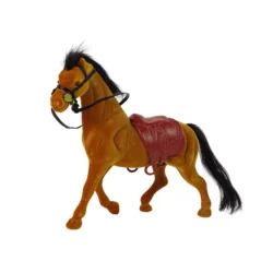 shumee Figurica Velvet Horse Brown Farm
