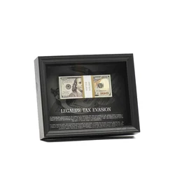 Fortune Frames Ram za slike Tax Evasion, Crni