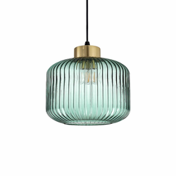 Ideal Lux - Luster na kablu MINT 1x E27/60W/230V prečnik 24 cm zelena