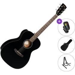 Cort L60 SET Black Gloss Akustična kitara Jumbo