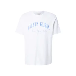 Calvin Klein Jeans Majica  modra / bela