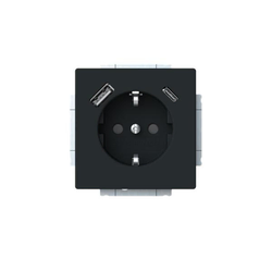 Busch-Jaeger Busch-Jaeger SCHUKO vtičnica USB-A+C 20 EUCB2USBAC-885, (21268802)