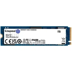 Kingston 1000GB/1TB NV2 M.2 2280 PCIe 4.0 NVMe SSD, up to 3500/2100MB/s, 320TBW